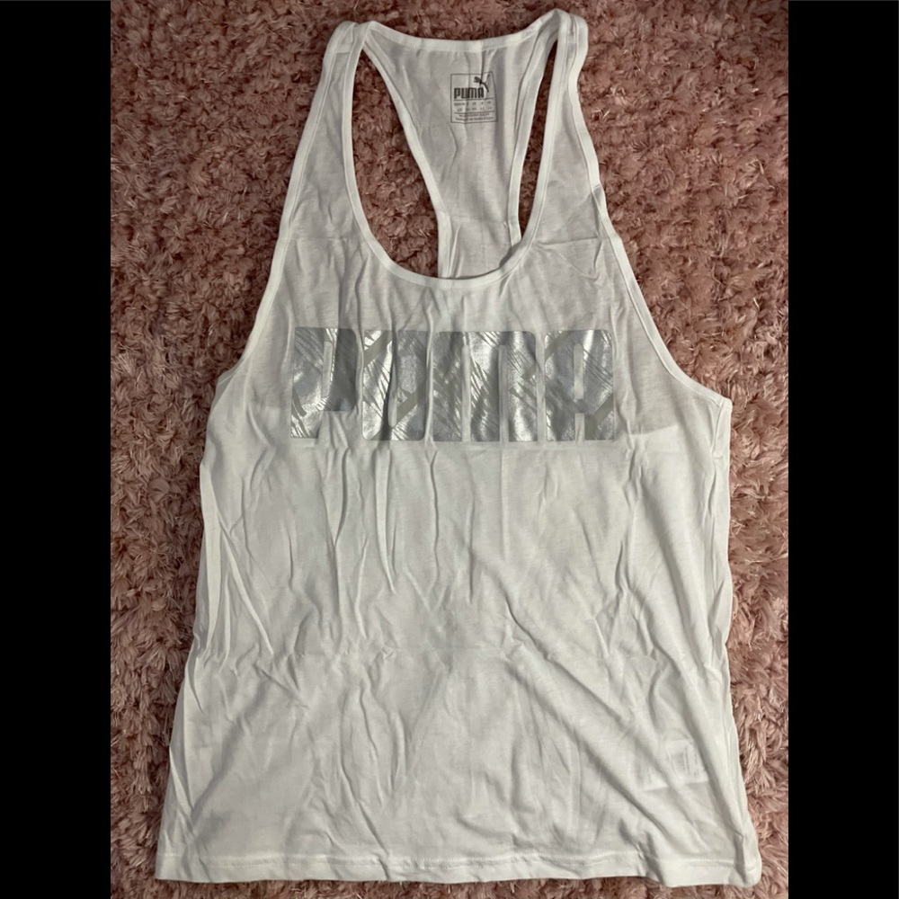 PUMA White Summer Tank - Women & Juniors